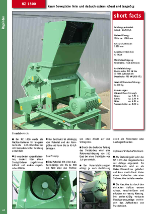 Holzhäcksler Jenz NZ 1600 D