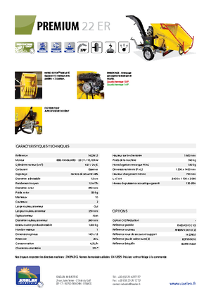 Holzhäcksler TS-Industrie Premium 22 ER