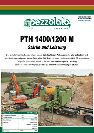 Holzhäcksler Pezzolato PTH 1400/1200