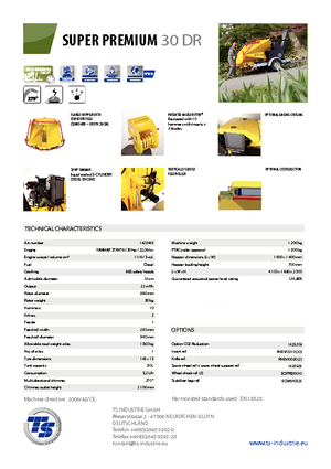 Holzhäcksler TS-Industrie Super Premium 30 DR