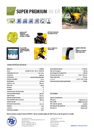 Holzhäcksler TS-Industrie Super Premium 30 ER