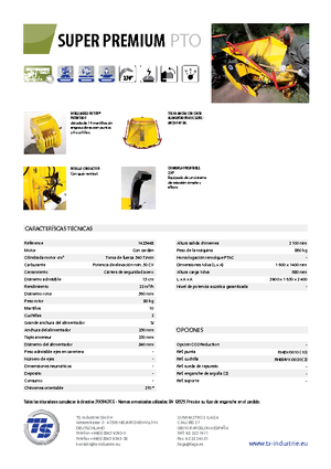 Holzhäcksler TS-Industrie Super Premium PTO
