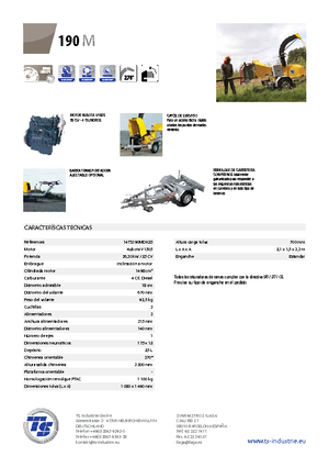 Holzhäcksler TS-Industrie TS 190 M