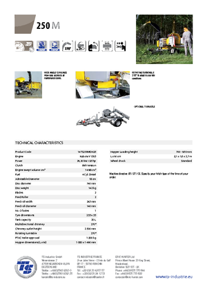 Holzhäcksler TS-Industrie TS 250 M