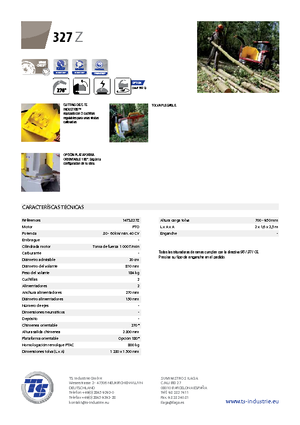 Holzhäcksler TS-Industrie TS 327 Z