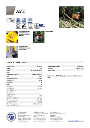 Holzhäcksler TS-Industrie TS 327 Z