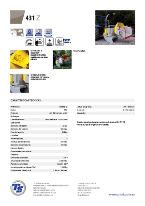 Holzhäcksler TS-Industrie TS 431 Z