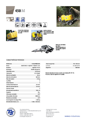 Holzhäcksler TS-Industrie TS 450 M