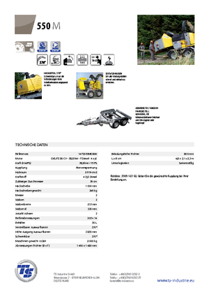 Holzhäcksler TS-Industrie TS 550 M