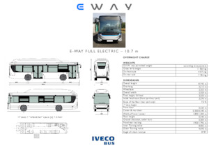 Stadt­busse Iveco E-way 10,7 m