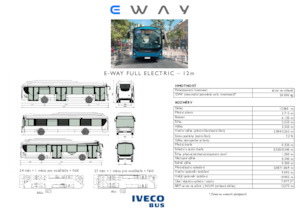 Stadt­busse Iveco E-way 12 m