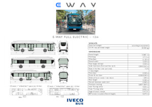 Stadt­busse Iveco E-way 12 m