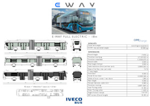 Stadt­busse Iveco E-way 18 m