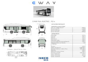Stadt­busse Iveco E-way 9,5 m