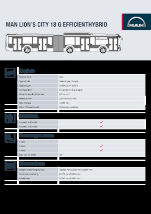 Stadt­busse MAN Lion’s City 18 G