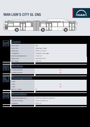 Stadt­busse MAN Lion’s City GL