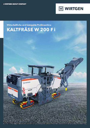 Straßenfräsen Wirtgen W 200 Fi