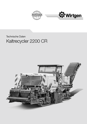 Straßen-Kaltrecycler Wirtgen 2200 CR