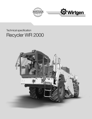 Straßen-Kaltrecycler Wirtgen WR 2000