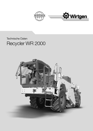 Straßen-Kaltrecycler Wirtgen WR 2000