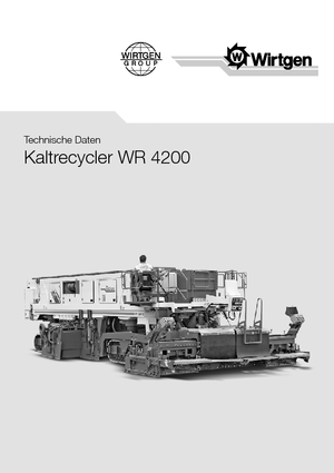 Straßen-Kaltrecycler Wirtgen WR 4200