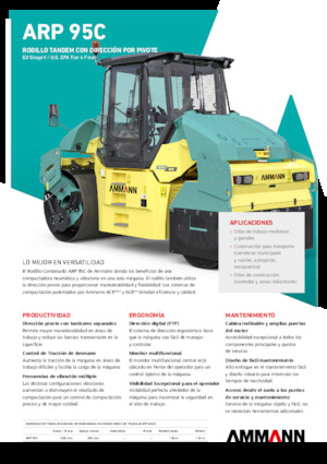 Kombiwalzen Ammann ARP 95 C