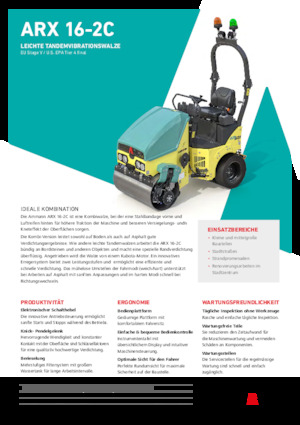 Kombiwalzen Ammann ARX 16-2C