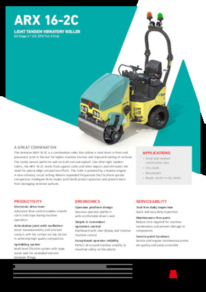 Kombiwalzen Ammann ARX 16-2C