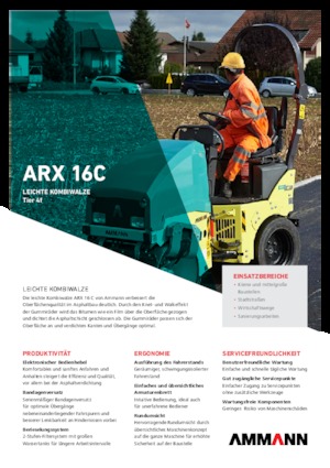 Kombiwalzen Ammann ARX 16 C T4f