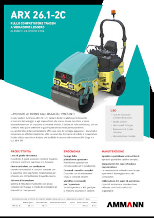 Kombiwalzen Ammann ARX 26.1-2C