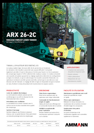 Kombiwalzen Ammann ARX 26-2C