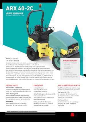 Kombiwalzen Ammann ARX 40-2C