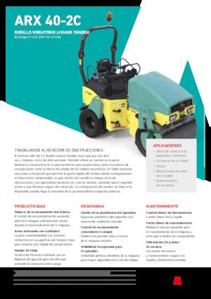 Kombiwalzen Ammann ARX 40-2C