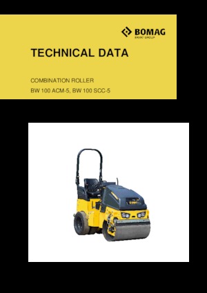 Kombiwalzen Bomag BW 100 SCC-5