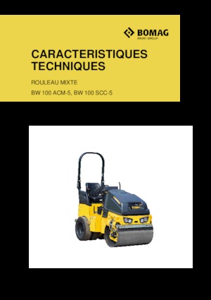 Kombiwalzen Bomag BW 100 SCC-5