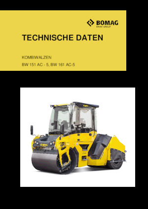 Kombiwalzen Bomag BW 151 AC-5