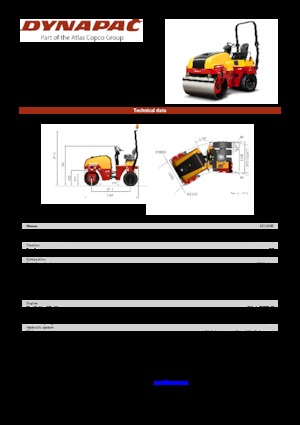 Kombiwalzen Dynapac CC 1200 C