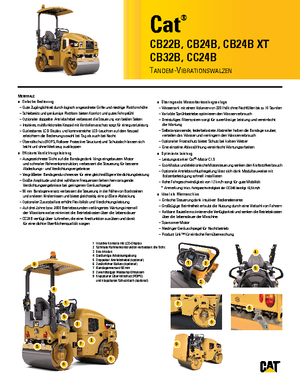 Kombiwalzen Caterpillar CC24B