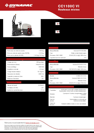 Kombiwalzen Dynapac CC1100C VI