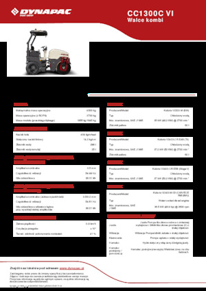 Kombiwalzen Dynapac CC1300C VI