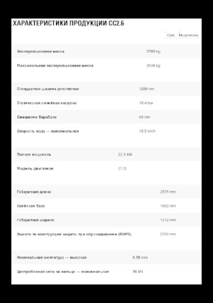 Kombiwalzen Caterpillar CC2.6