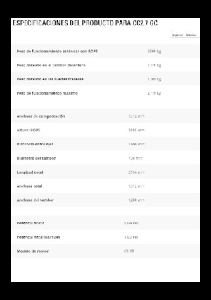 Kombiwalzen Caterpillar CC2.7GC