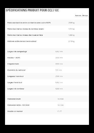 Kombiwalzen Caterpillar CC2.7GC