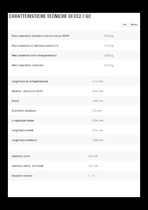 Kombiwalzen Caterpillar CC2.7GC
