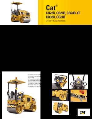 Kombiwalzen Caterpillar CC24B