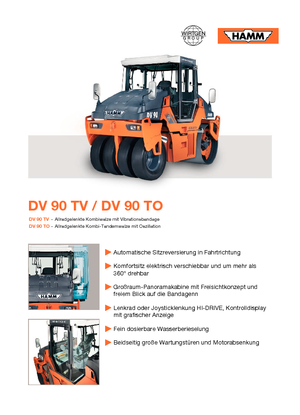 Kombiwalzen Hamm DV 90 TO