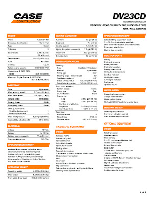 Kombiwalzen Case DV23CD