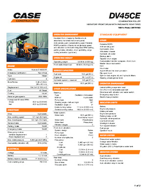 Kombiwalzen Case DV45CE