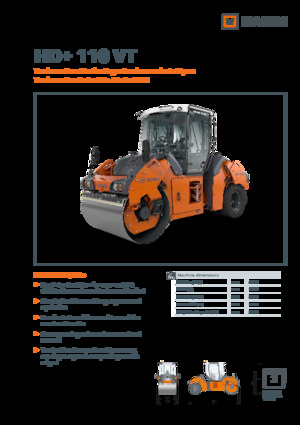 Kombiwalzen Hamm HD+ 110 VT