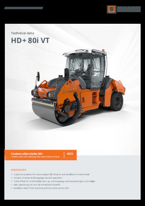 Kombiwalzen Hamm HD+ 80i VT